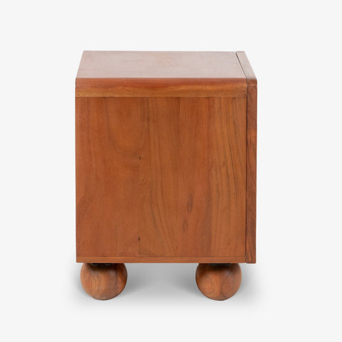 Abacus Wooden Bedside Table
