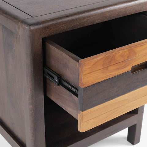 Raas Wooden Bedside Table