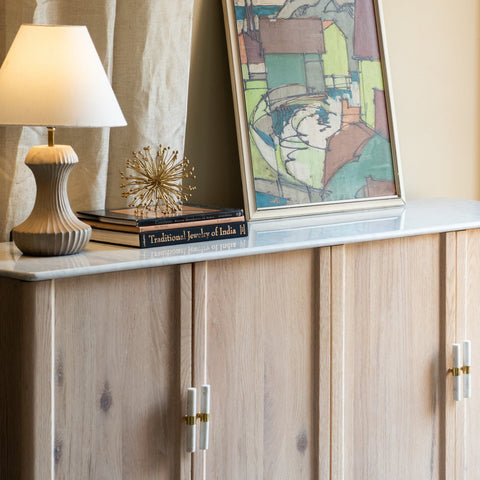 Dune Side Board with Marble Top