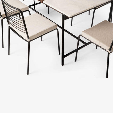 Covent Garden Outdoor Dining Table With 6 Chairs