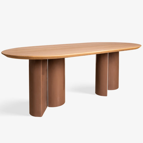 Kaba Pill Shape Dining Table 6 Seater