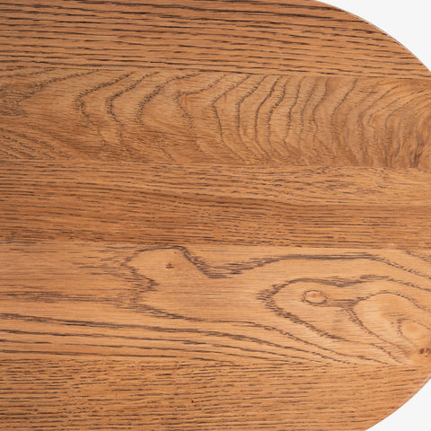 Hump Oak Wood Console Table