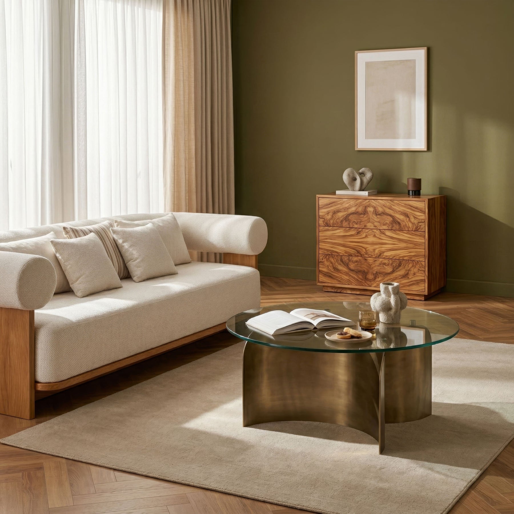 Solace Glass Coffee Table