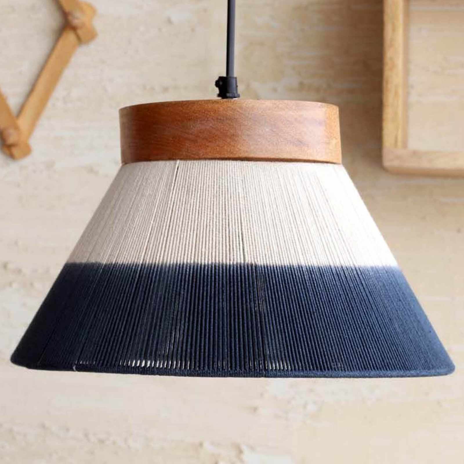 Afreen Hanging Lamp Conical Shaded