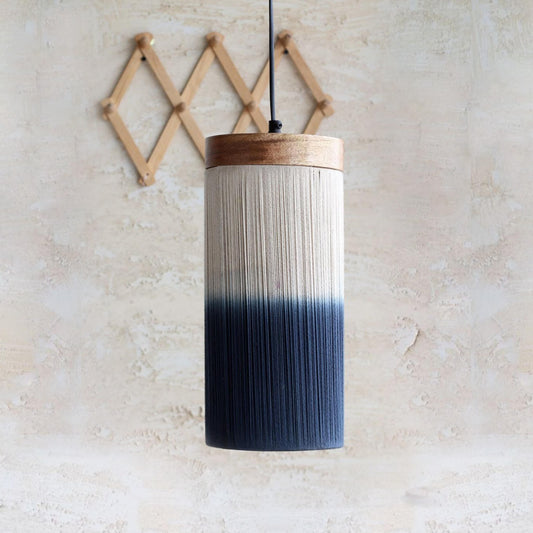Afreen Hanging Lamp Cylindrical Shaded