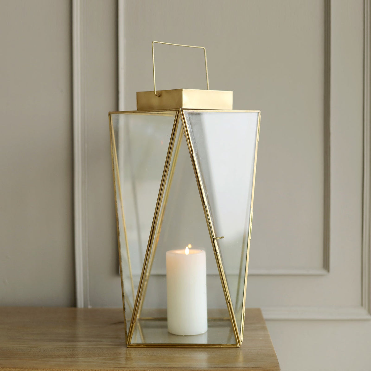Alex Big Glass Lantern