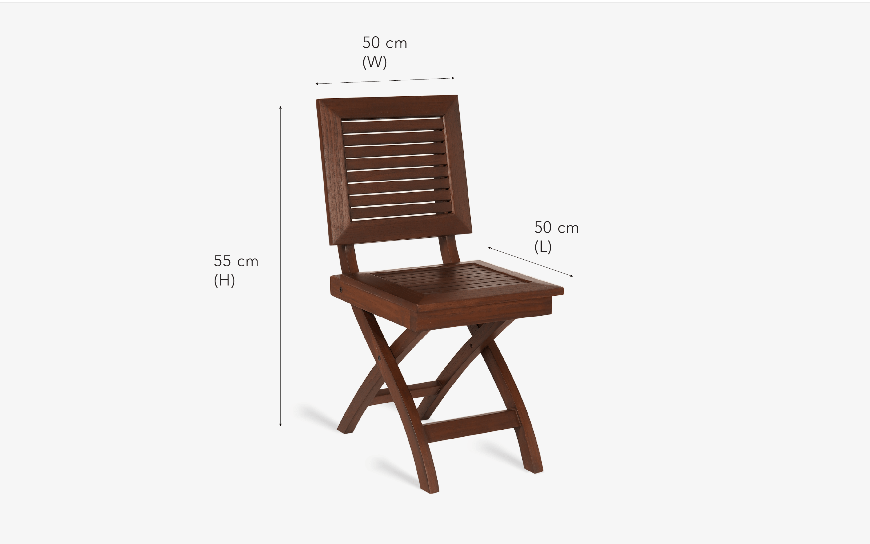 Folding chair discount dimensions