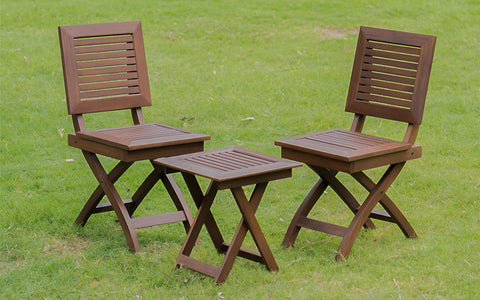 Alfresco Outdoor Folding Square Chair