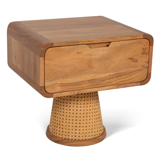 Andaman wooden side table. Andaman bed with side table. Andaman side tables for bedroom. OT Home
