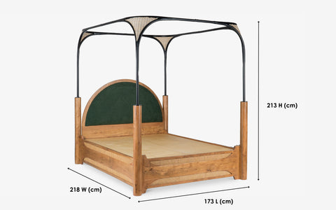 Andaman poster bed king size. Andaman wooden bed king size. Andaman king size bed design wooden. OT Home