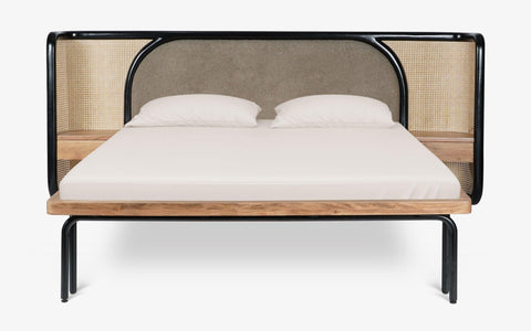 Andaman bed design wooden furniture. Andaman wooden bed king size. OT Home