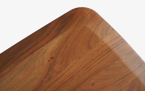 Anish Sleek Wooden Dining Table in Walnut Finish - Orange Tree Home  