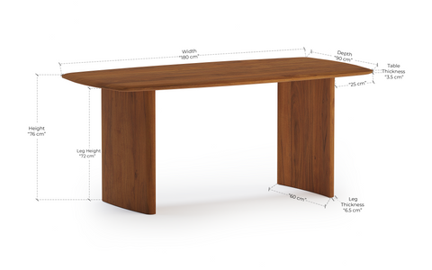 Anish Dining Table With 6 Archi Chair