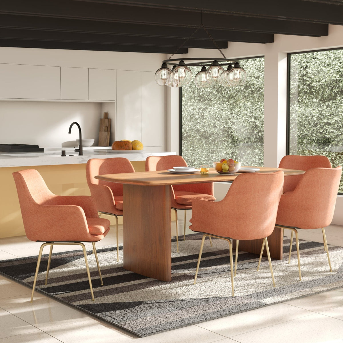 Anish Dining Table With 6 Archi Chair