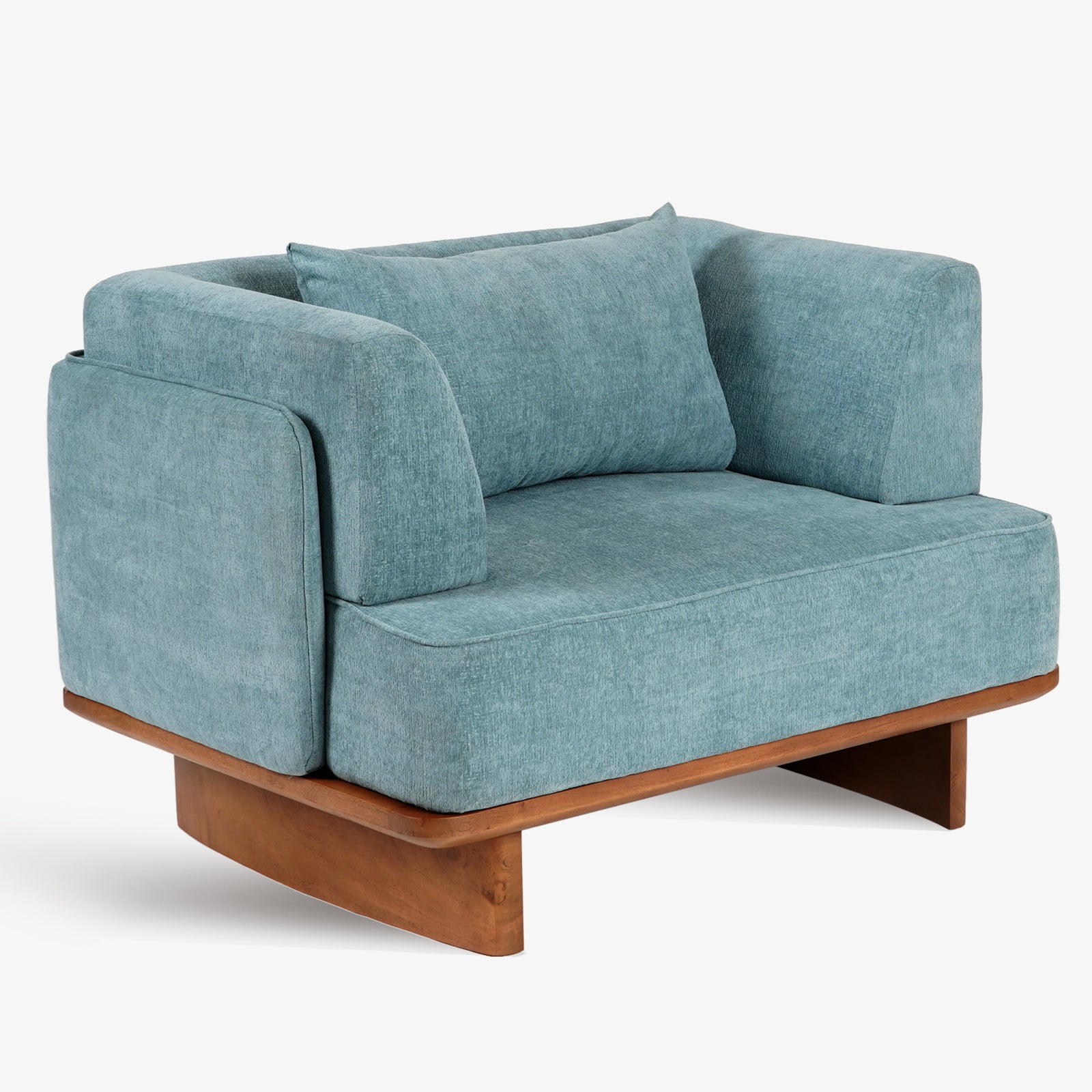 Anish 1 Seater Sofa Blue