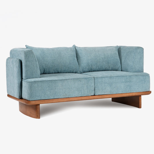 Anish 2 Seater Sofa Blue