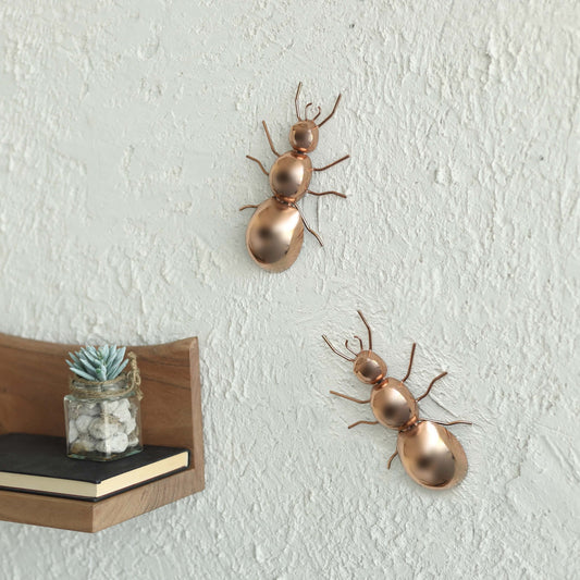 Ant Wall decor Copper Small Set Of 2