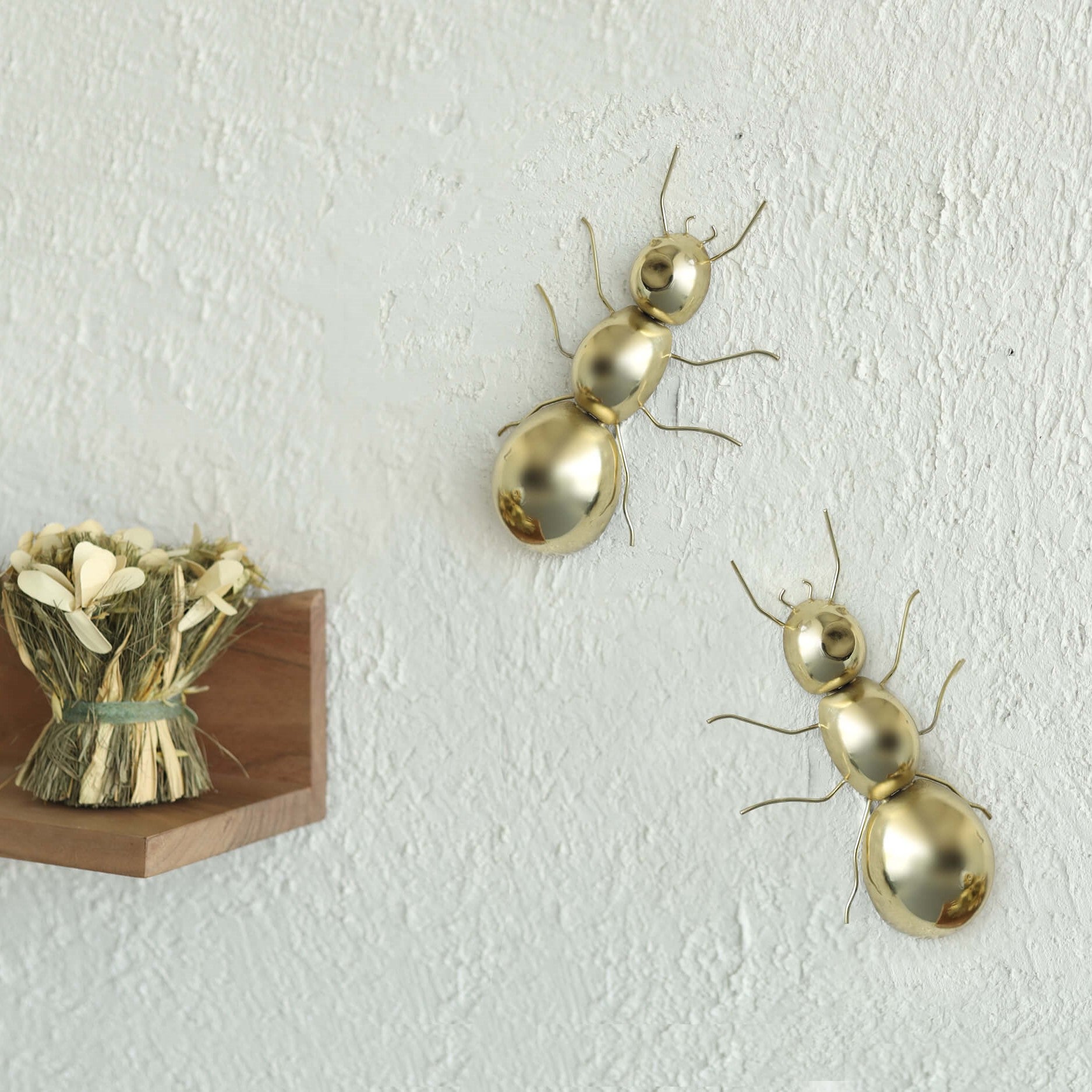 Ant Wall decor Gold Big Set Of 2