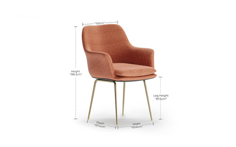 Archi Dining Chair With Armrest