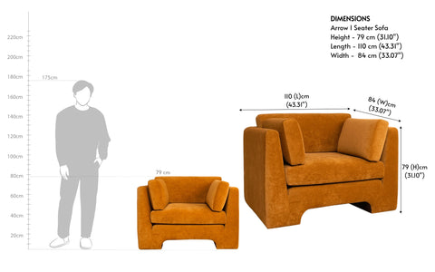 Arrow 1 Seater Sofa