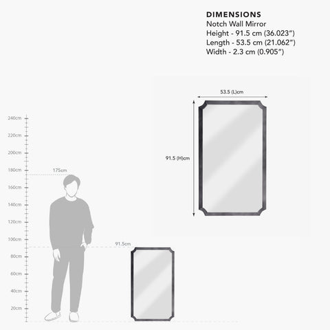 Notch Wall Mirror