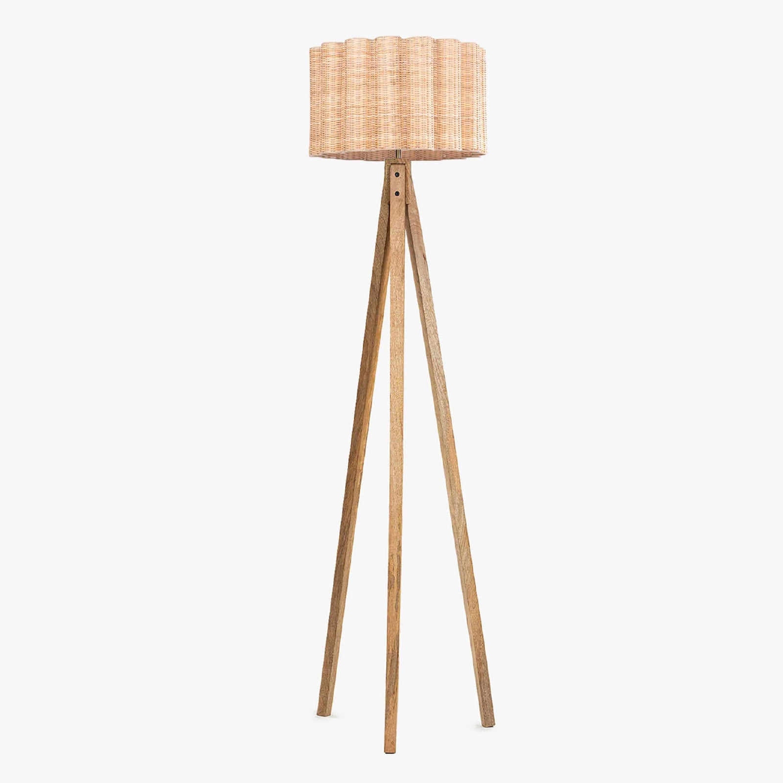 Punkhe Drum Floor Lamp