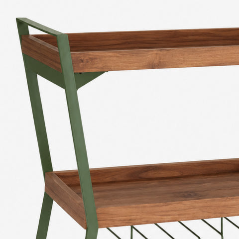Bar trolley side detail