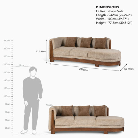 l shape sofa dimension image 