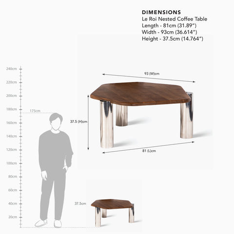 Le Roi Nested Coffee Table
