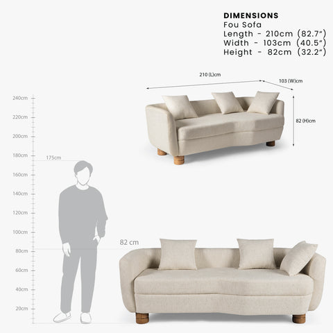 fou sofa dimension image 