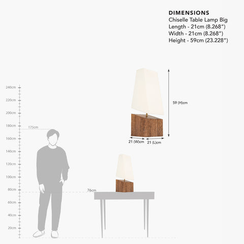 Chiselle Table Lamp Big
