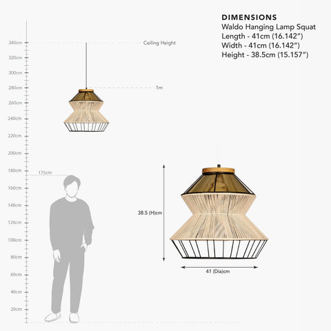 Waldo Hanging Lamp Squat