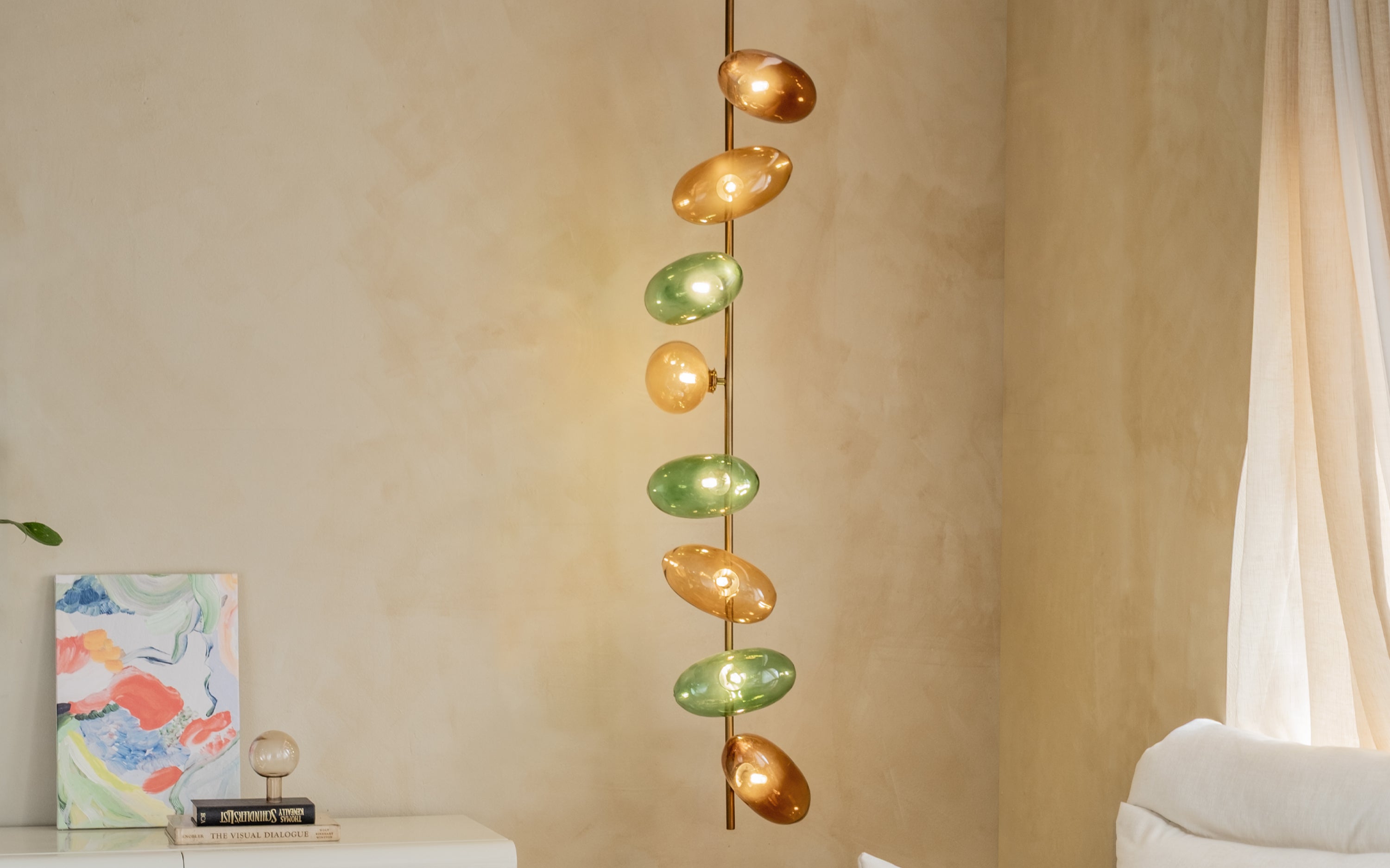 Astra Pendant Lamp - Close shot - Orange Tree