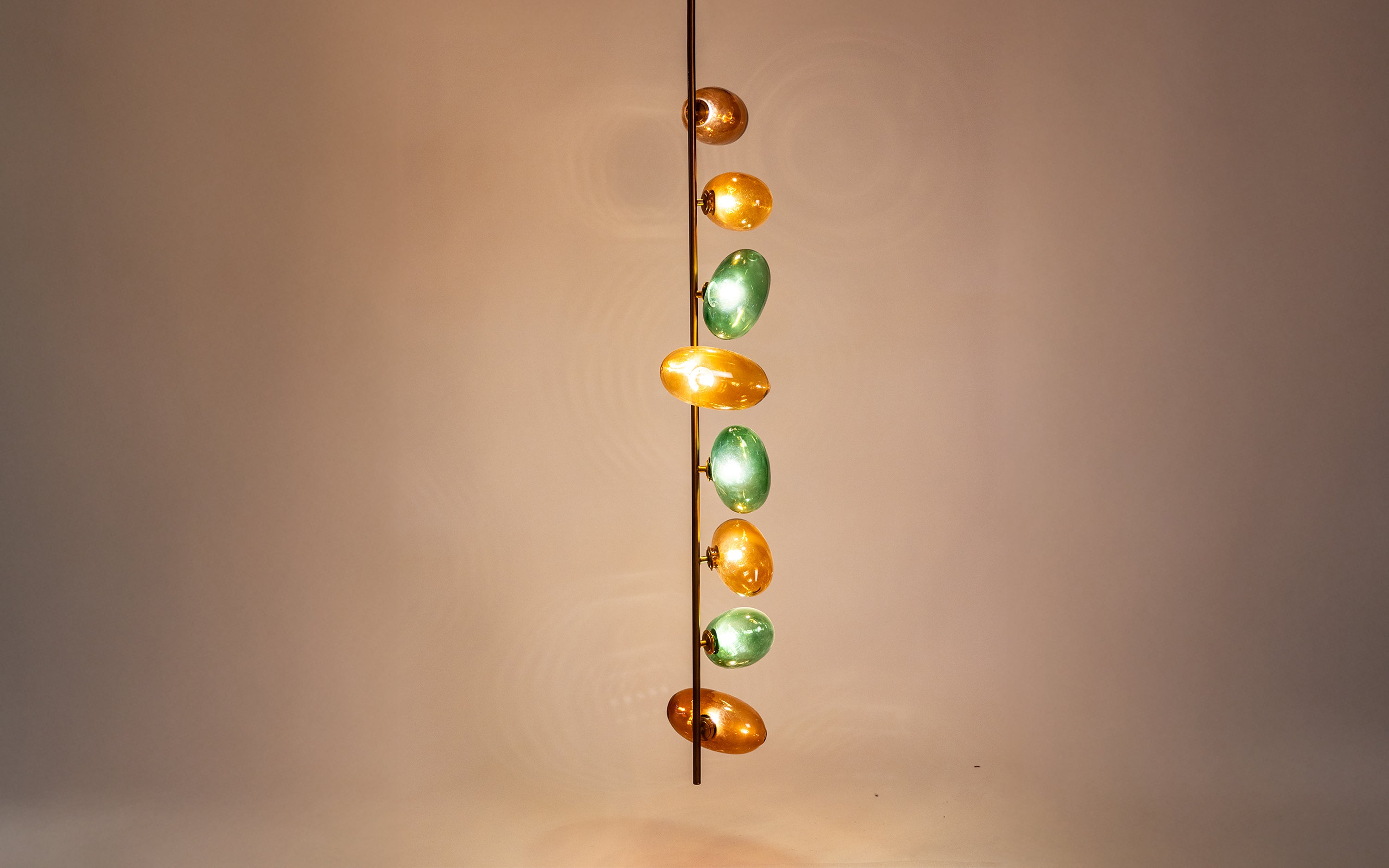 Astra Pendant Lamp - Close shot - from upper angle - Orange Tree