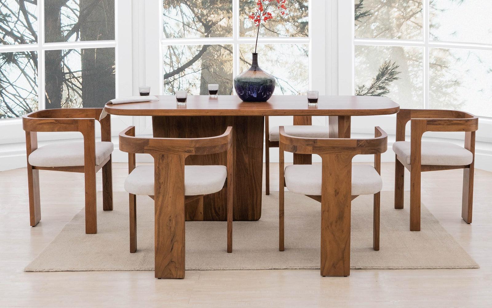 Anish Dining Chair With Arm - Orange Tree Home - Close shot - Orange Tree