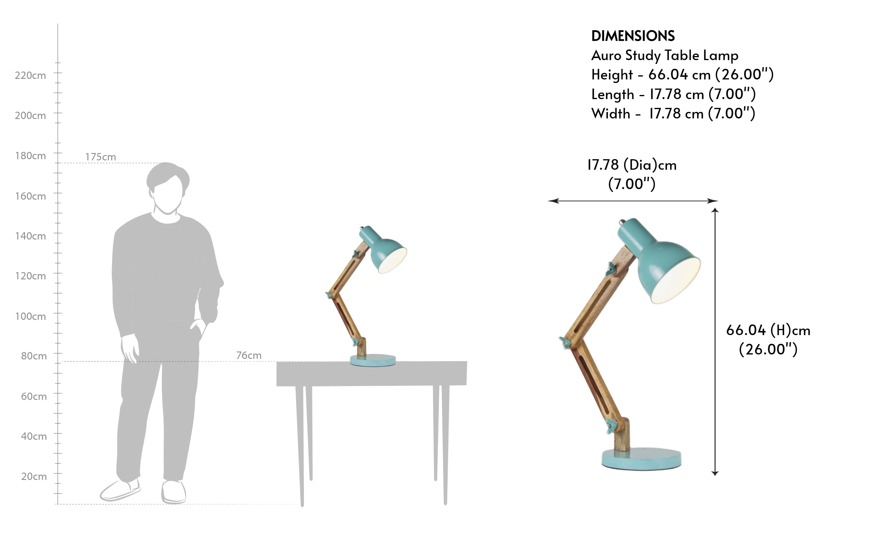 Auro Study Table Lamp