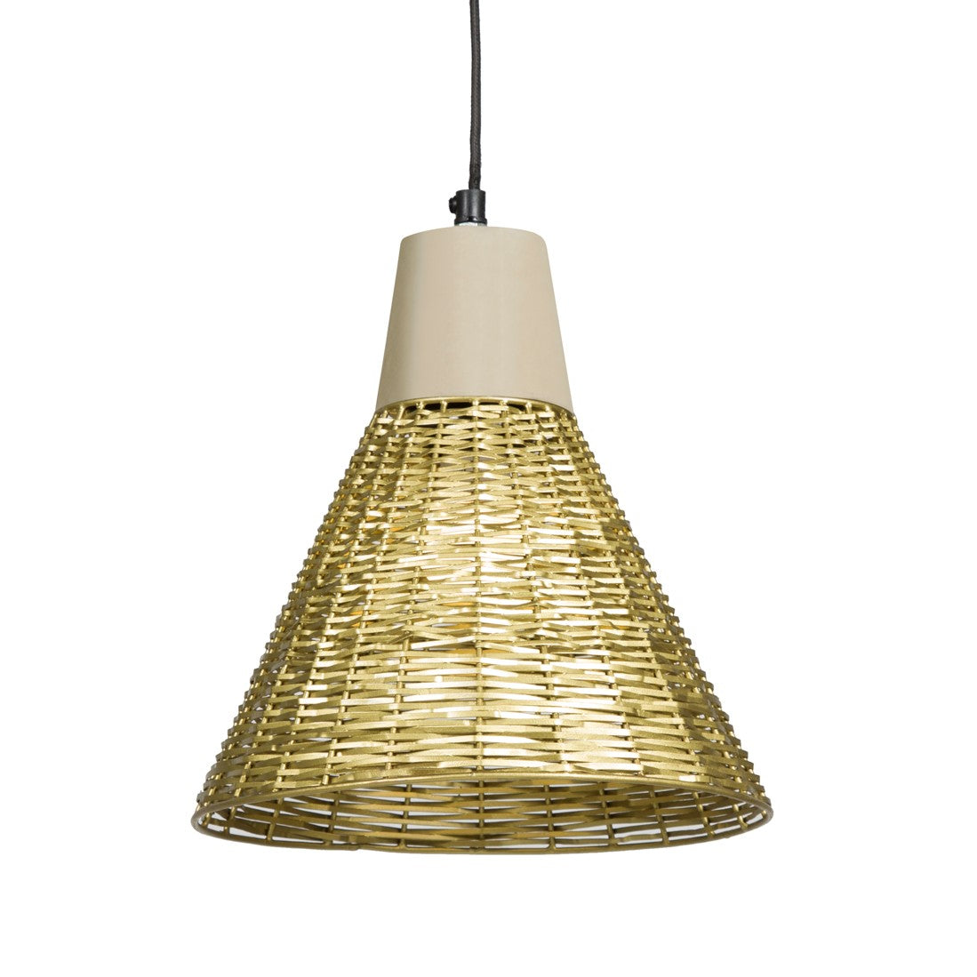CageÃ‚Â Conical Hanging Lamp