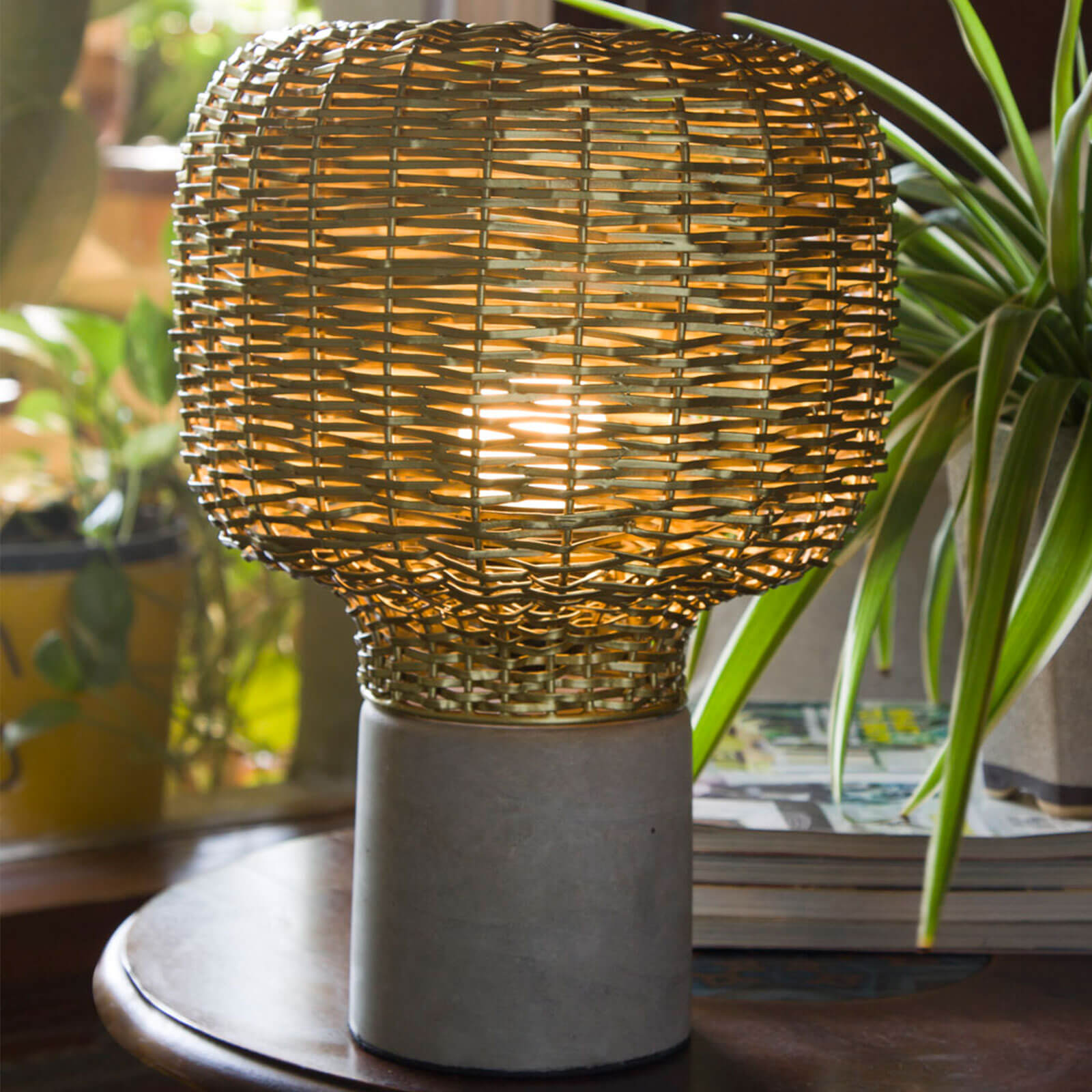 Cage Table Lamp