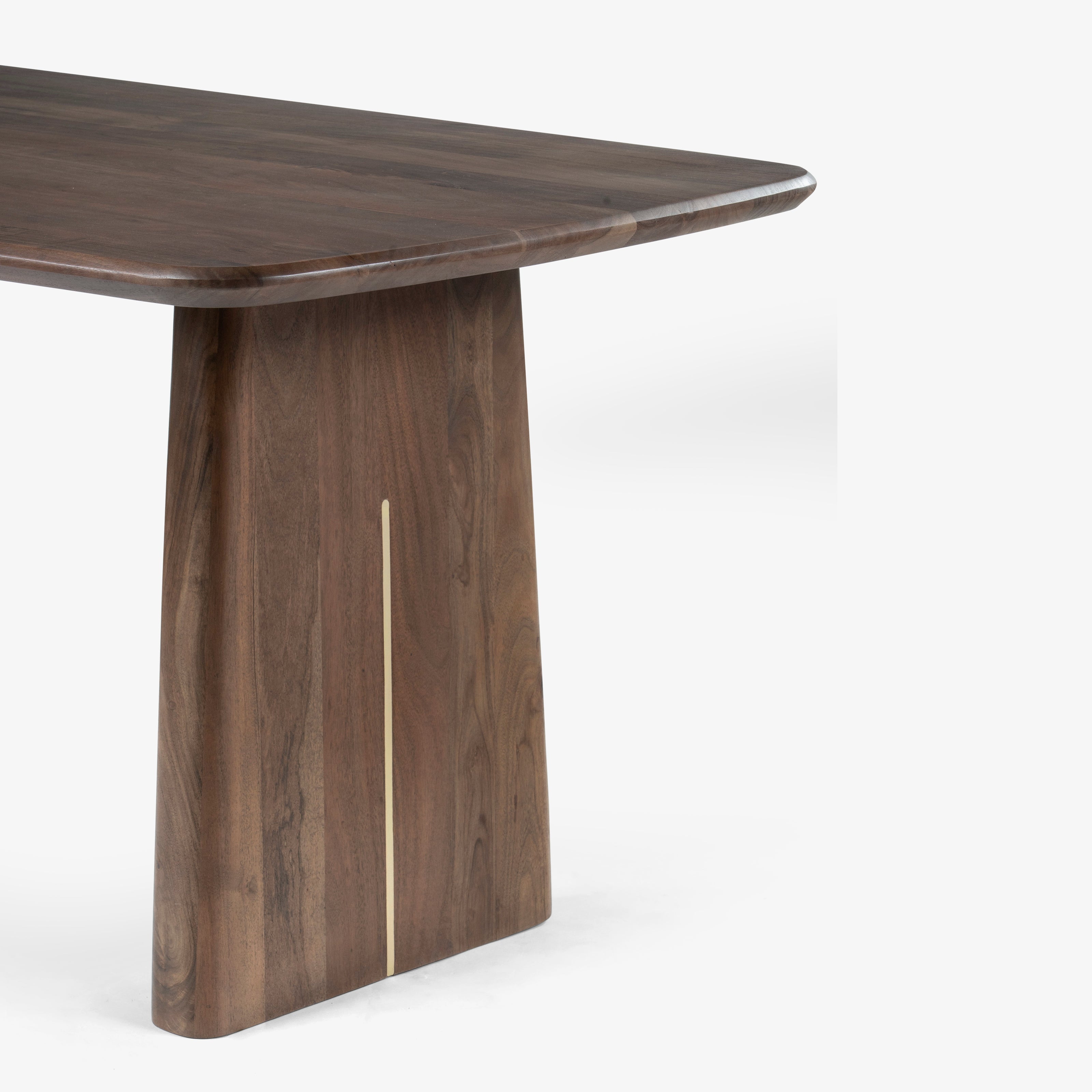 side rectangular table on white backfround