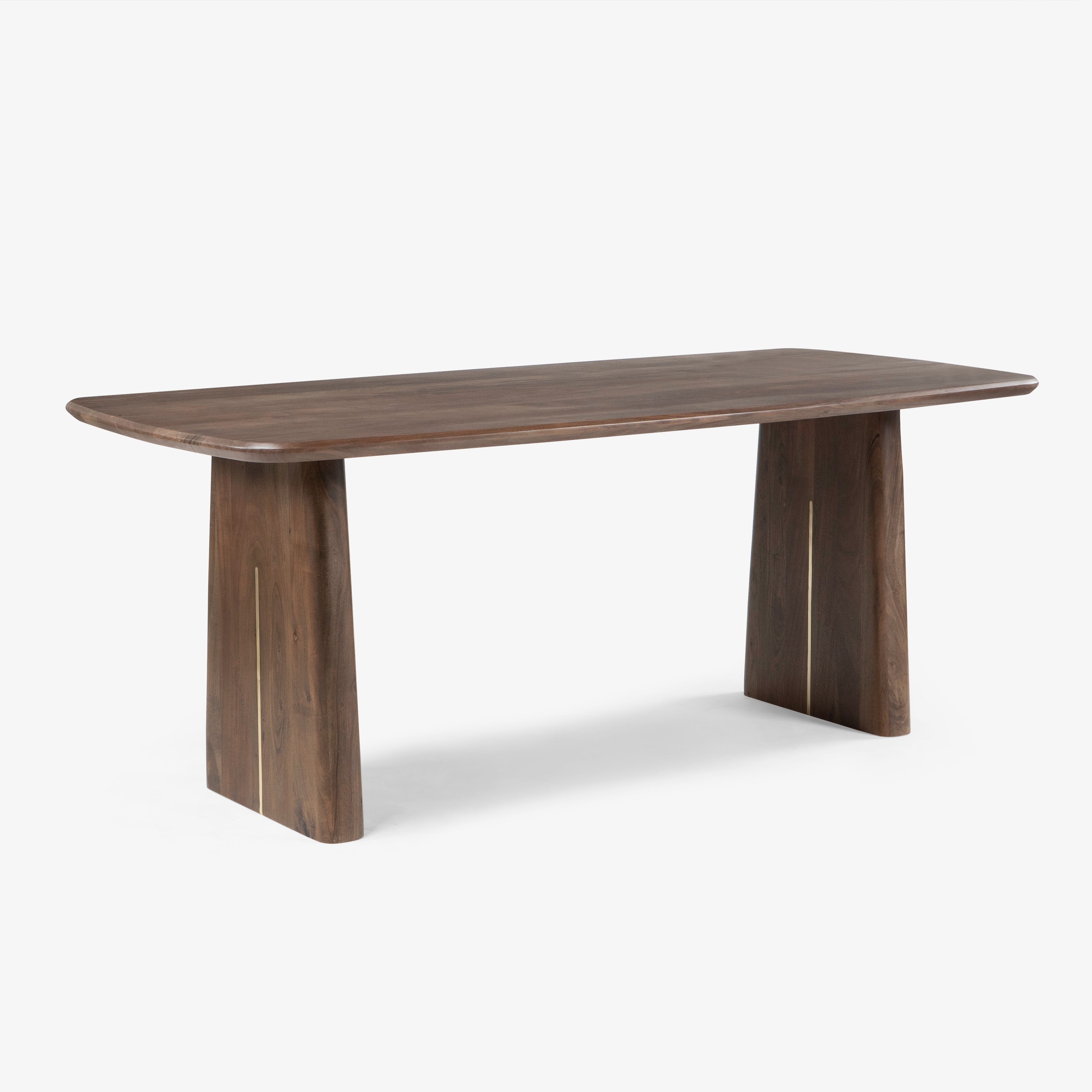 Full rectangular table on white background