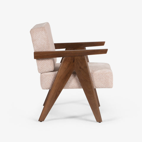 Armchair side profile