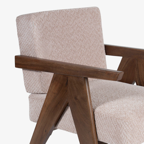 Fabric seat close-up