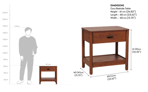 Coco Bedside Table