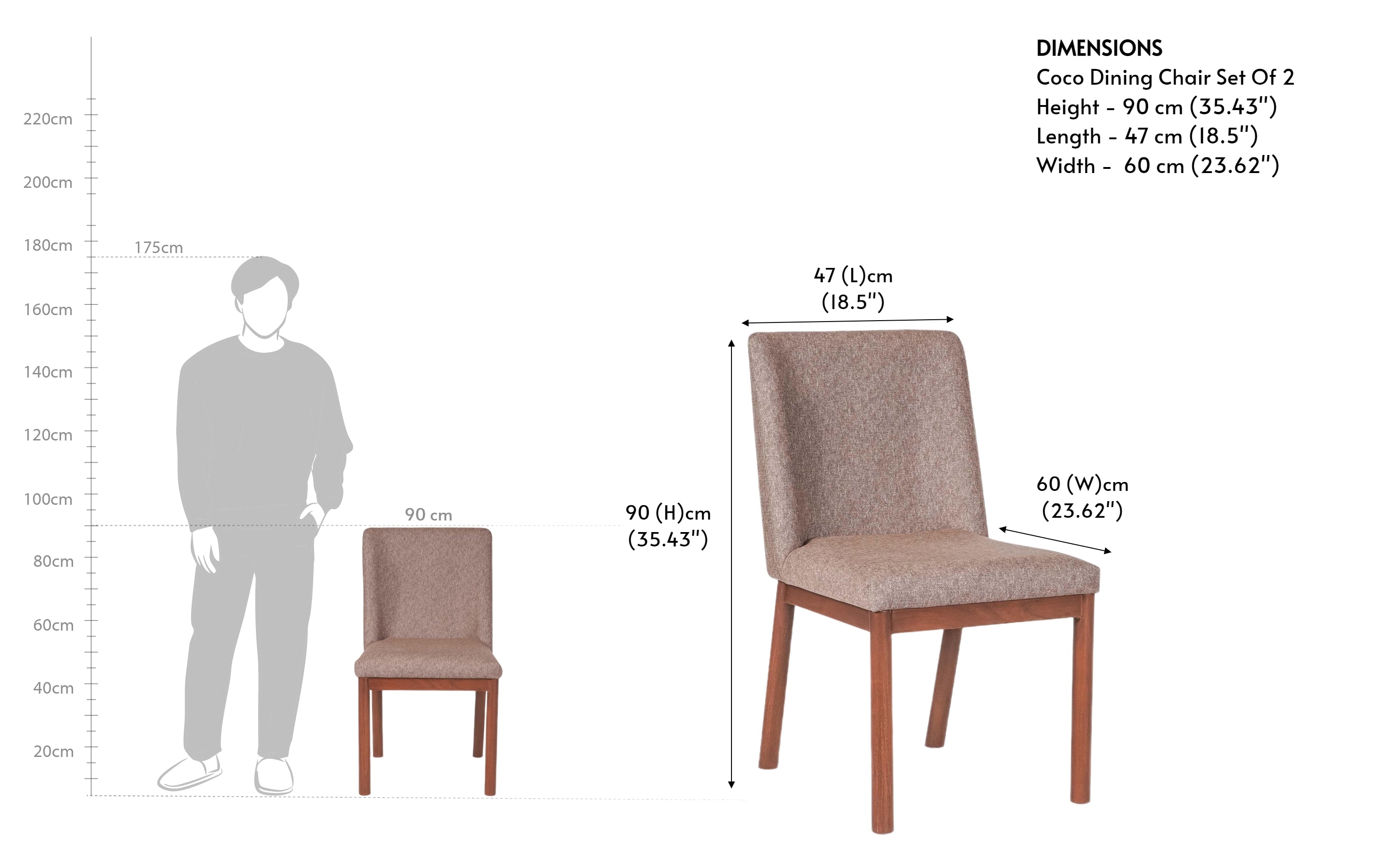 Coco Dining Chair Set Of