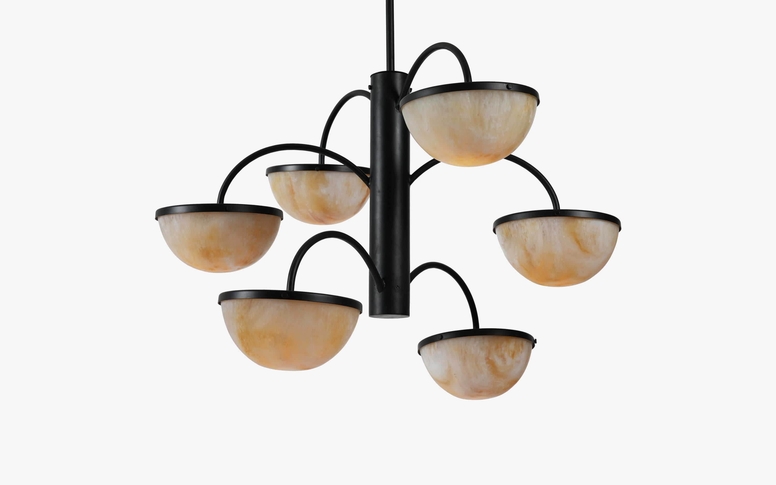 Crater Chandelier - Close shot - from upper angle - Orange Tree