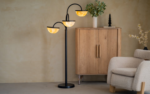 Crater Arc Floor Lamp