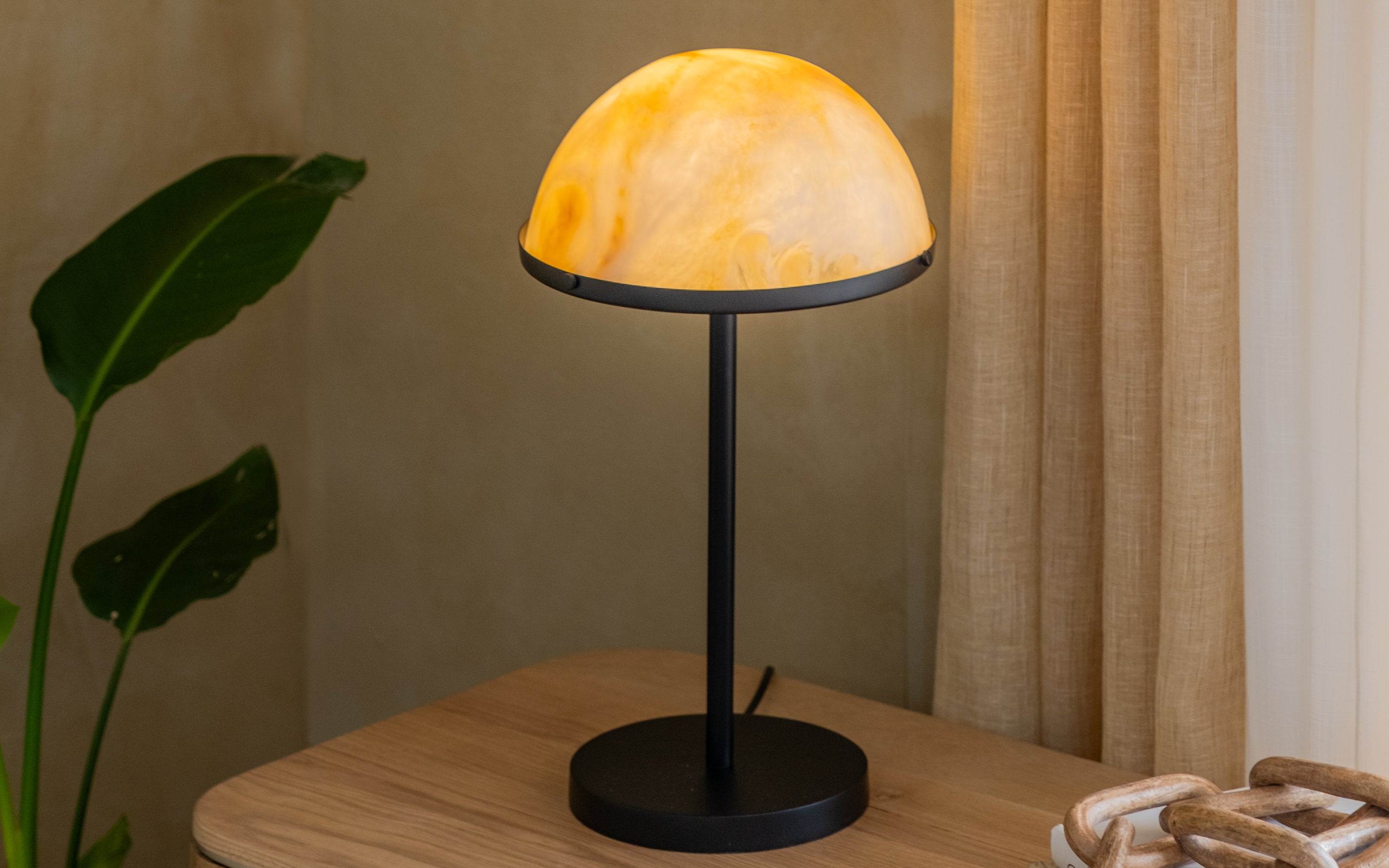 Crater Table Lamp - Orange Tree