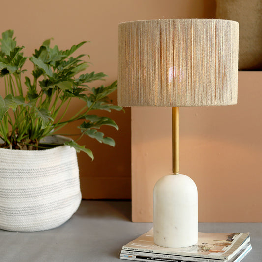 Cusp Sisal Fiber Table Lamp