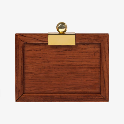 Rear panel of wooden photo frame