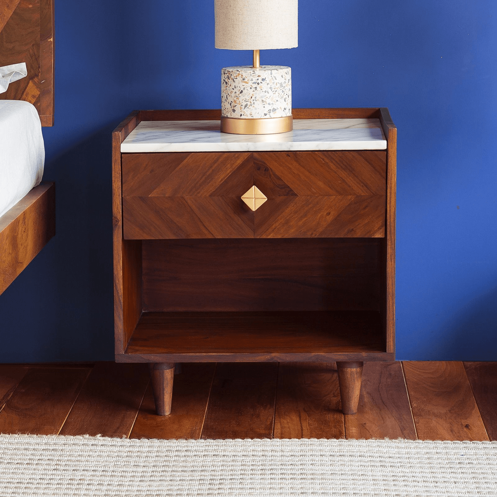 Dado Marble Bedside Table